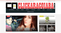 Desktop Screenshot of clickaracoiaba.com.br