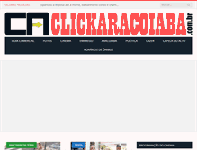 Tablet Screenshot of clickaracoiaba.com.br